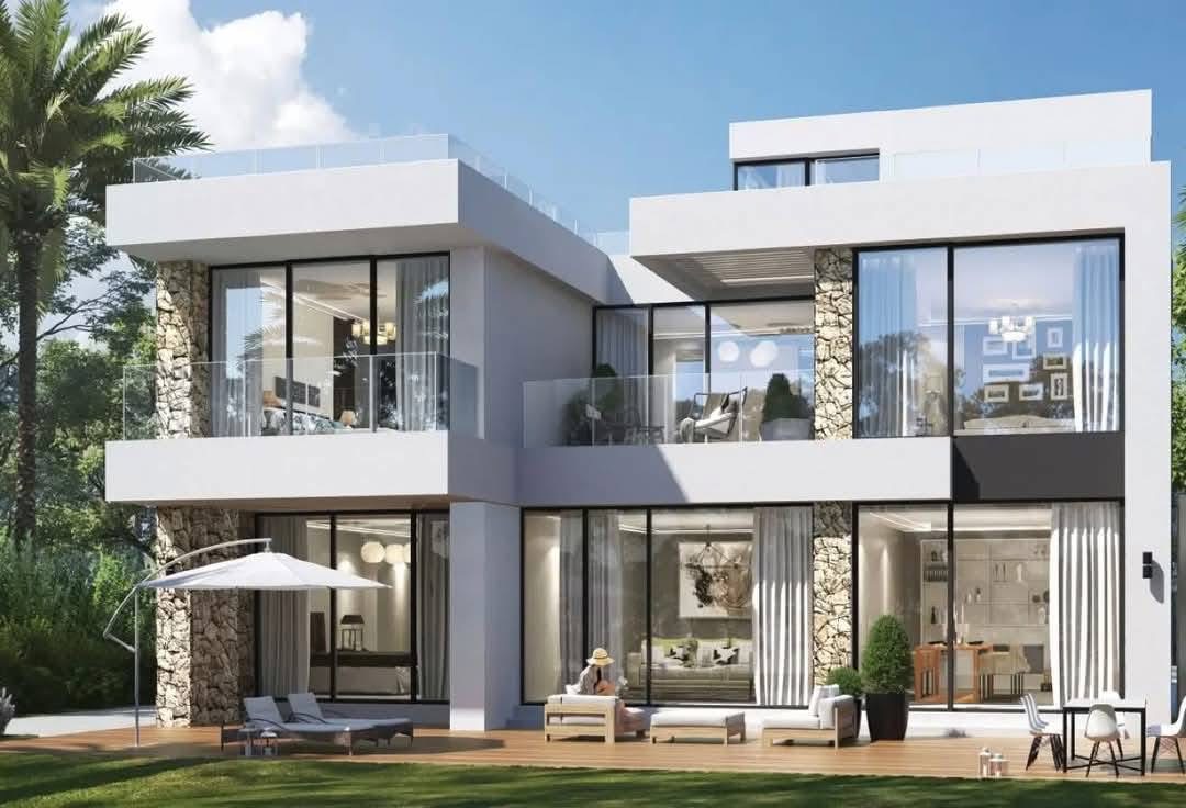 فيلا في نور 236 م2 للبيع تقسيط على حديقة كبيرة بمقدم 4,600,000 ج 