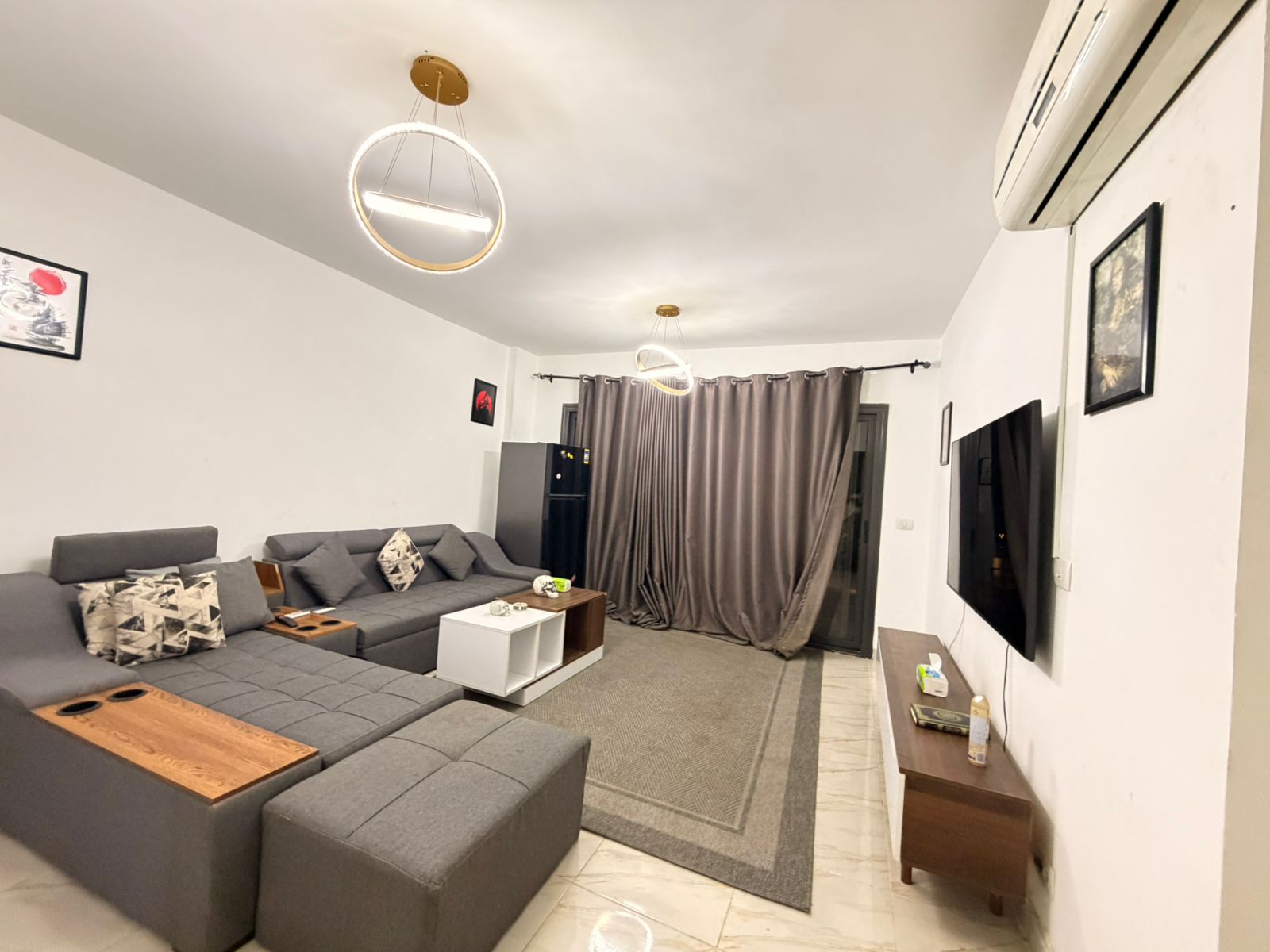 شقة في مدينتي 100 م2 للإيجار مفروش 33,000 ج 